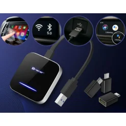 Adapter CarPlay i Android Auto Tracer CarLink PRO, czarny