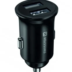 Ładowarka samochodowa Swissten, 2 x USB-A, 2,4 A