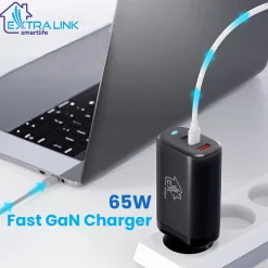 Ładowarka sieciowa EXTRALINK Smart Life GaN Charger, 65 W