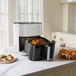 Air Fryer Frytkownica beztłuszczowa z okienkiem Mova AeroChef FD10 Pro, 1800 W, 6 l, biała