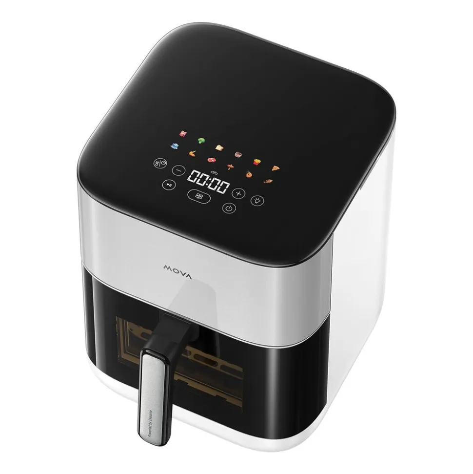 Air Fryer Frytkownica beztłuszczowa z okienkiem Mova AeroChef FD10 Pro, 1800 W, 6 l, biała