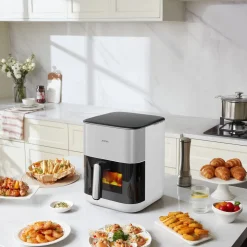 Air Fryer Frytkownica beztłuszczowa z okienkiem Mova AeroChef FD10 Pro, 1800 W, 6 l, biała