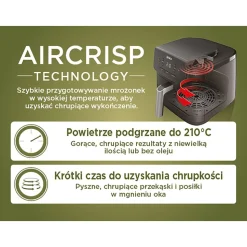 Air Fryer Frytkownica beztłuszczowa Ninja AF110EU, 1750 W, 4,7 l, grafitowa