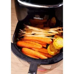 Air Fryer Frytkownica beztłuszczowa z okienkiem Hoffen, 1550 W, 5 l, czarna