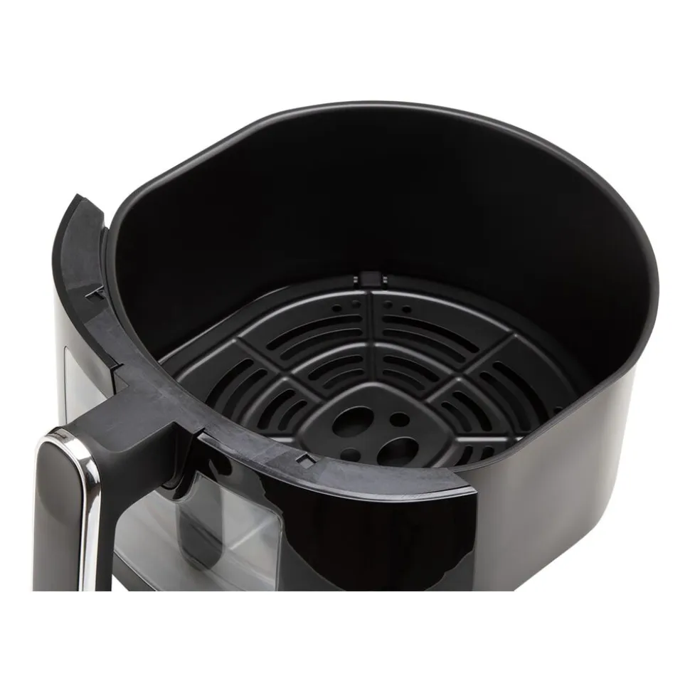 Air Fryer Frytkownica beztłuszczowa z okienkiem Hoffen, 1550 W, 5 l, czarna