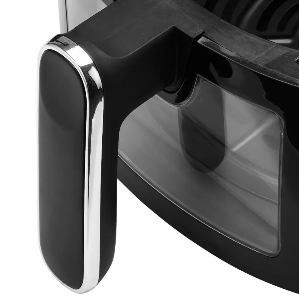 Air Fryer Frytkownica beztłuszczowa z okienkiem Hoffen, 1550 W, 5 l, czarna