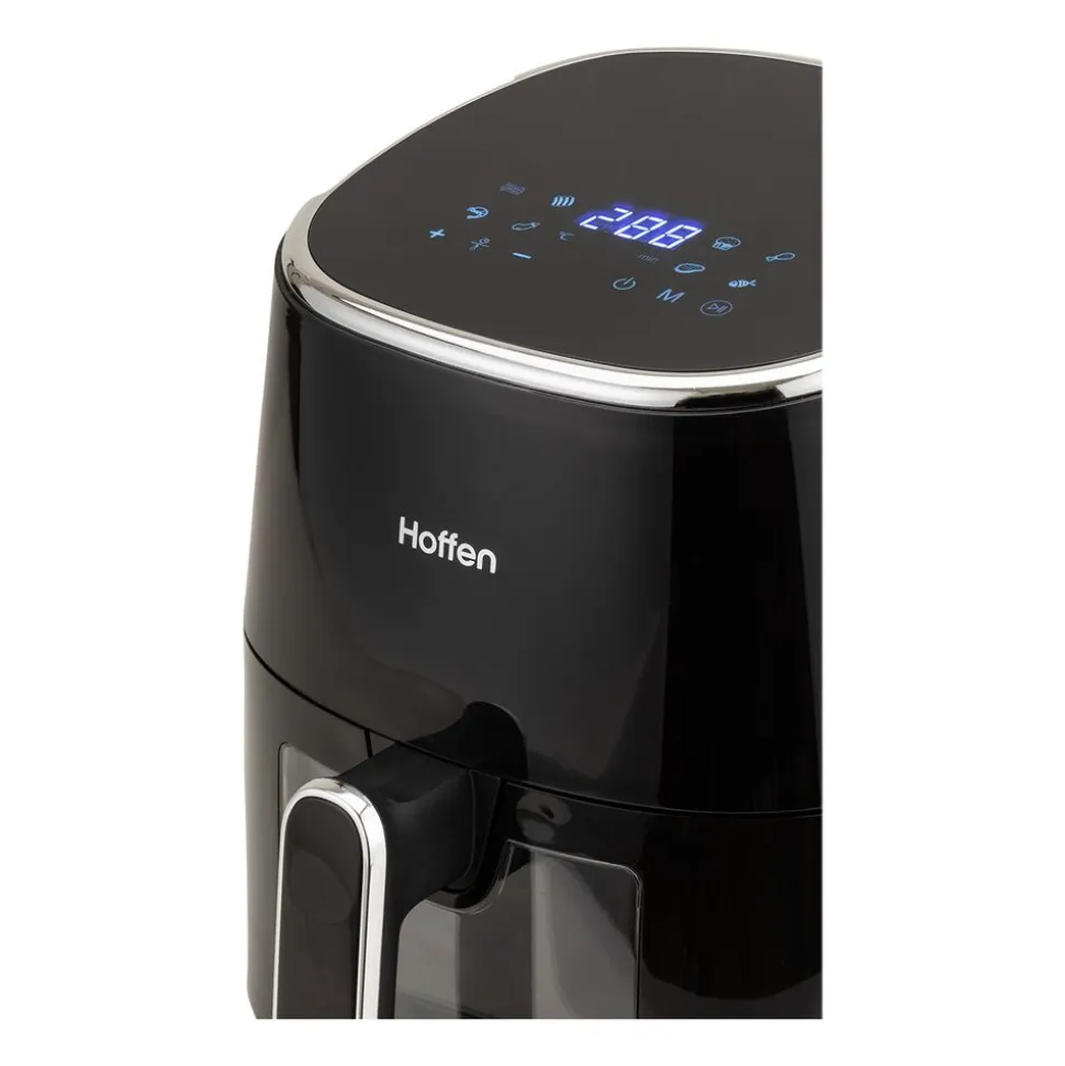 Air Fryer Frytkownica beztłuszczowa z okienkiem Hoffen, 1550 W, 5 l, czarna