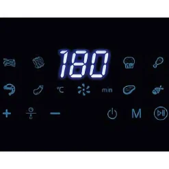Air Fryer Frytkownica beztłuszczowa Hoffen, 1400 W, 3,8 l, czarna