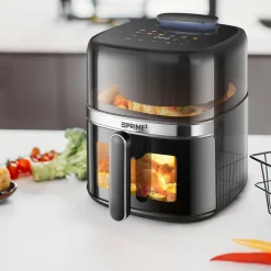 Air Fryer Frytkownica beztłuszczowa z okienkiem Prime3 SAF51, 1500 W, 6 l, czarna