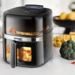 Air Fryer Frytkownica beztłuszczowa z okienkiem Prime3 SAF51, 1500 W, 6 l, czarna