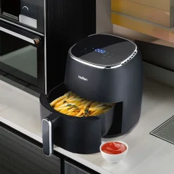 Air Fryer Frytkownica beztłuszczowa Hoffen, 1500 W, 5 l, czarna matowa