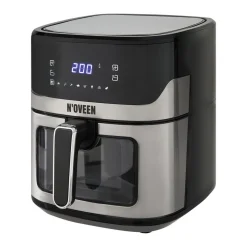 Air Fryer Frytkownica beztłuszczowa z okienkiem Noveen AF560, 1600 W, 6,5 l, czarny