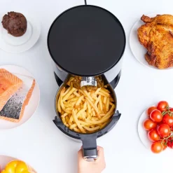 Air Fryer Frytkownica beztłuszczowa MPM MFR-12, 800 W, 2 l, czarna