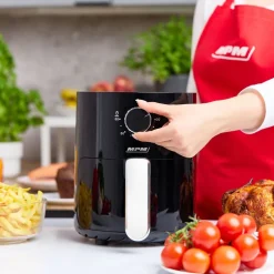 Air Fryer Frytkownica beztłuszczowa MPM MFR-12, 800 W, 2 l, czarna