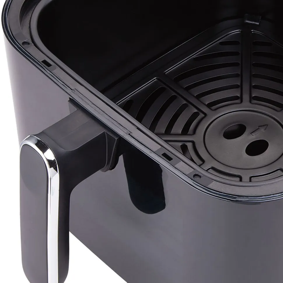Air Fryer Frytkownica beztłuszczowa z okienkiem Hoffen, 1600-2000 W, 8 l, czarna