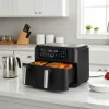 Air Fryer Frytkownica dwukomorowa Hoffen Expert, 2400 W, 3,5 l i 6 l, czarna