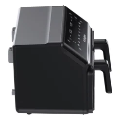 Air Fryer Frytkownica dwukomorowa z okienkiem KaringBee, 2200 W, 2 x 4 l, czarna