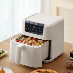 Air Fryer Frytkownica Olayks, 1500 W, 5 l, kość słoniowa