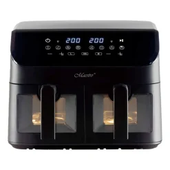 Air Fryer Frytownica beztłuszczowa z okienkiem Maestro MR-758, 2000 W, 2 x 4,5 l, czarna