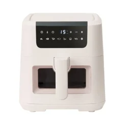 Air Fryer z okienkiem Olayks, 1500 W, 5 l, kość słoniowa