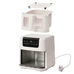 Air Fryer z okienkiem Olayks, 1500 W, 5 l, kość słoniowa