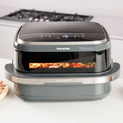 Air Fry Pizza Grill XL Taurus, 3 w 1, 2200 W, 4,2 l, czarny
