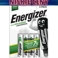 Akumulatorki Energizer Universal AAA, 4 szt