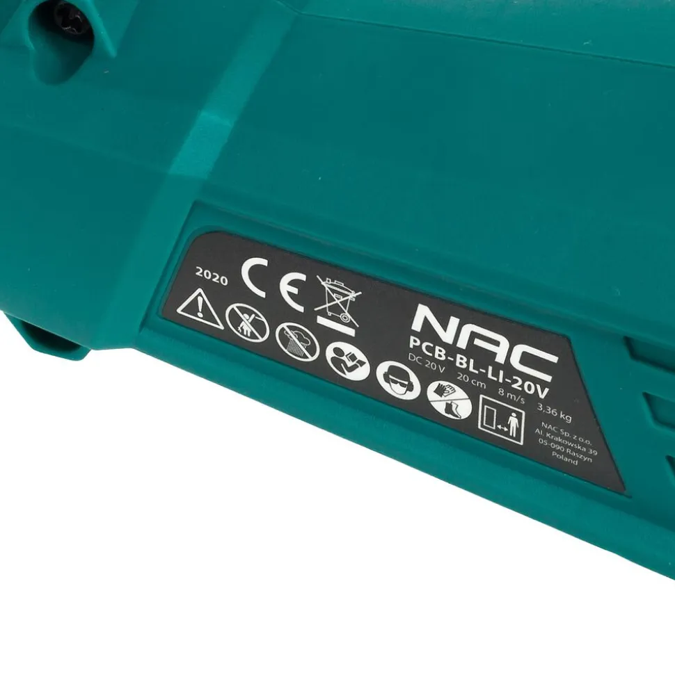 Akumulatorowa pilarka na wysięgniku NAC PCB-BL-LI-20V, 20 V