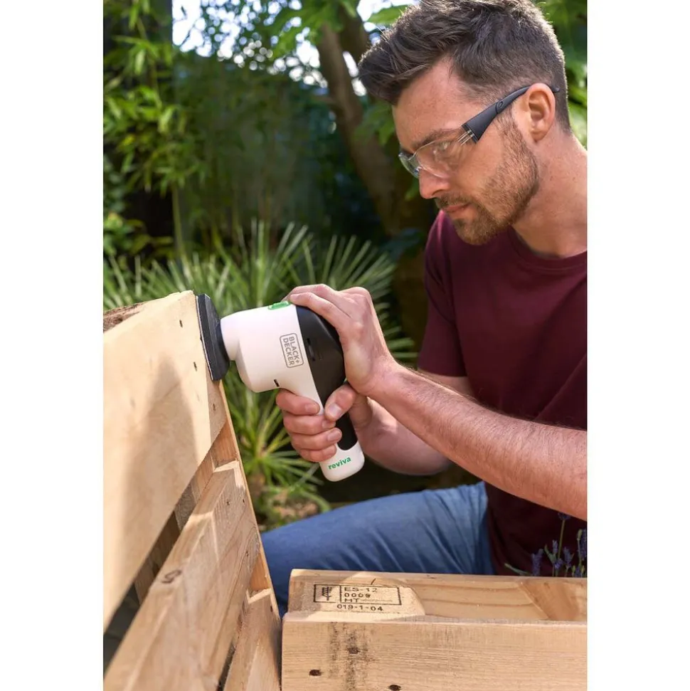 Akumulatorowa szlifierka do detali Black+Decker Reviva, 12 V