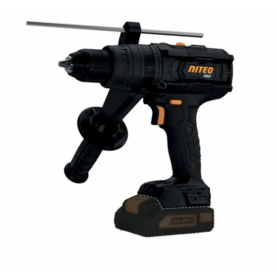 Akumulatorowa wiertarko-wkrętarka Niteo Pro 20 V Max, 20 V, z udarem