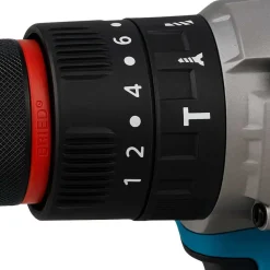 Akumulatorowa wiertarko-wkrętarka udarowa z silnikiem bezszczotkowym Powerlink, 20 V, 120 Nm, 13 mm, 2x akumulator 4 Ah, z akcesoriami