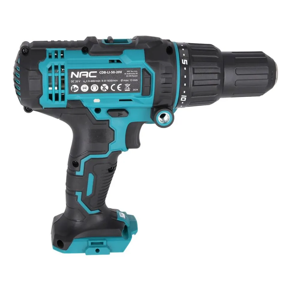 Akumulatorowa wkrętarka udarowa NAC CDB-LI-50-20V, 20 V, 50 Nm