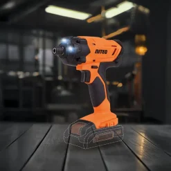 Akumulatorowa zakrętarka udarowa Niteo 20 V Max, 1/4'', 180 Nm