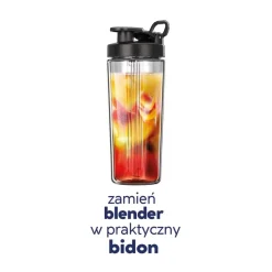 Akumulatorowy blender fitness MPM GoFree CMBL-02, czarny