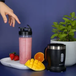 Akumulatorowy blender fitness MPM GoFree CMBL-02, czarny