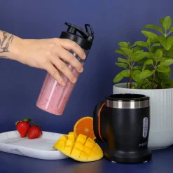 Akumulatorowy blender fitness MPM GoFree CMBL-02, czarny