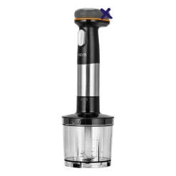 Akumulatorowy blender ręczny MPM GoFree CMBL-01, czarno-srebrny