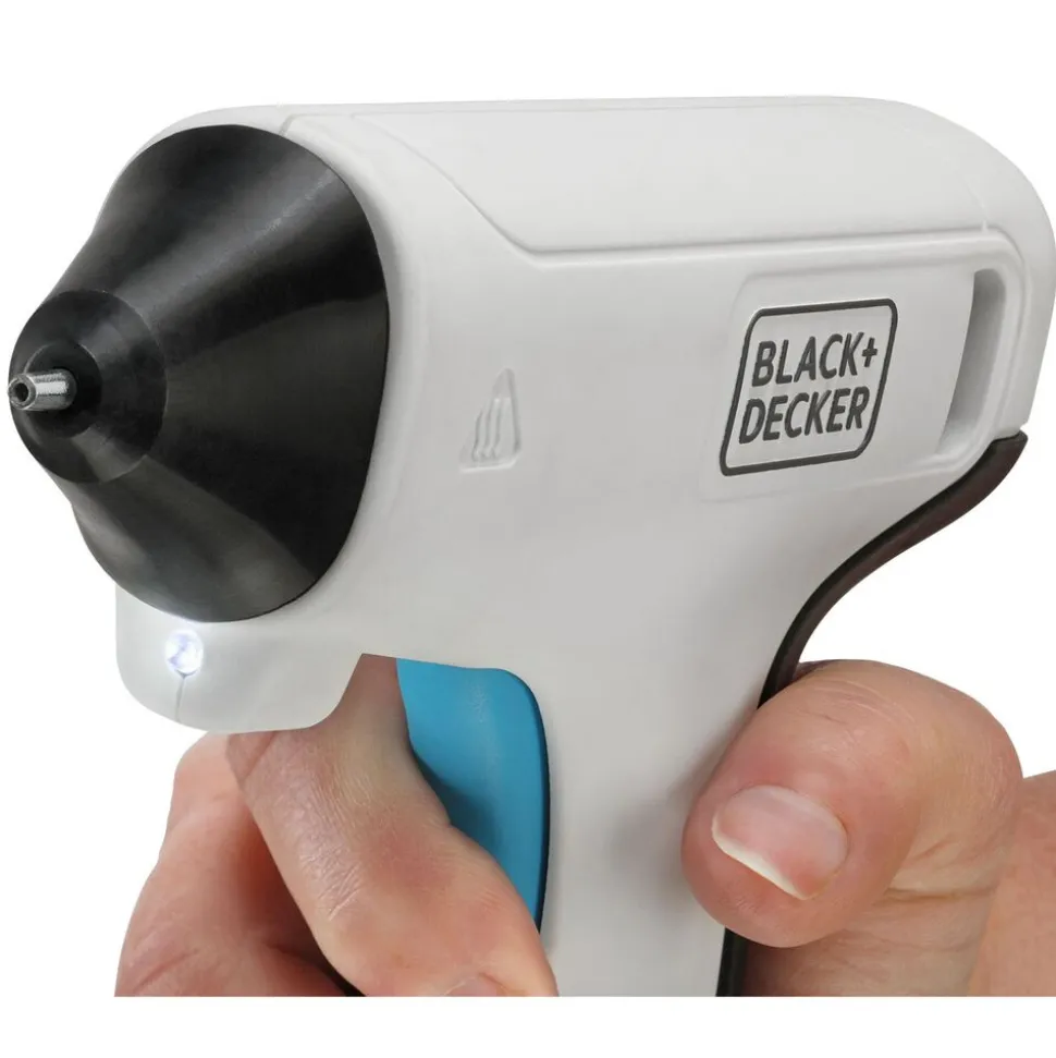 Akumulatorowy pistolet do kleju Black+Decker, na sztyfty 7 mm, 3,6 V
