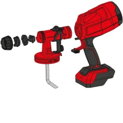 Akumulatorowy pistolet do malowania Einhell TC-SY 18/60 Li-Solo, 18 V