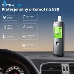 Alkomat elektroniczny Extralink Lifestyle Alkologic PO-01, półprzewodnikowy
