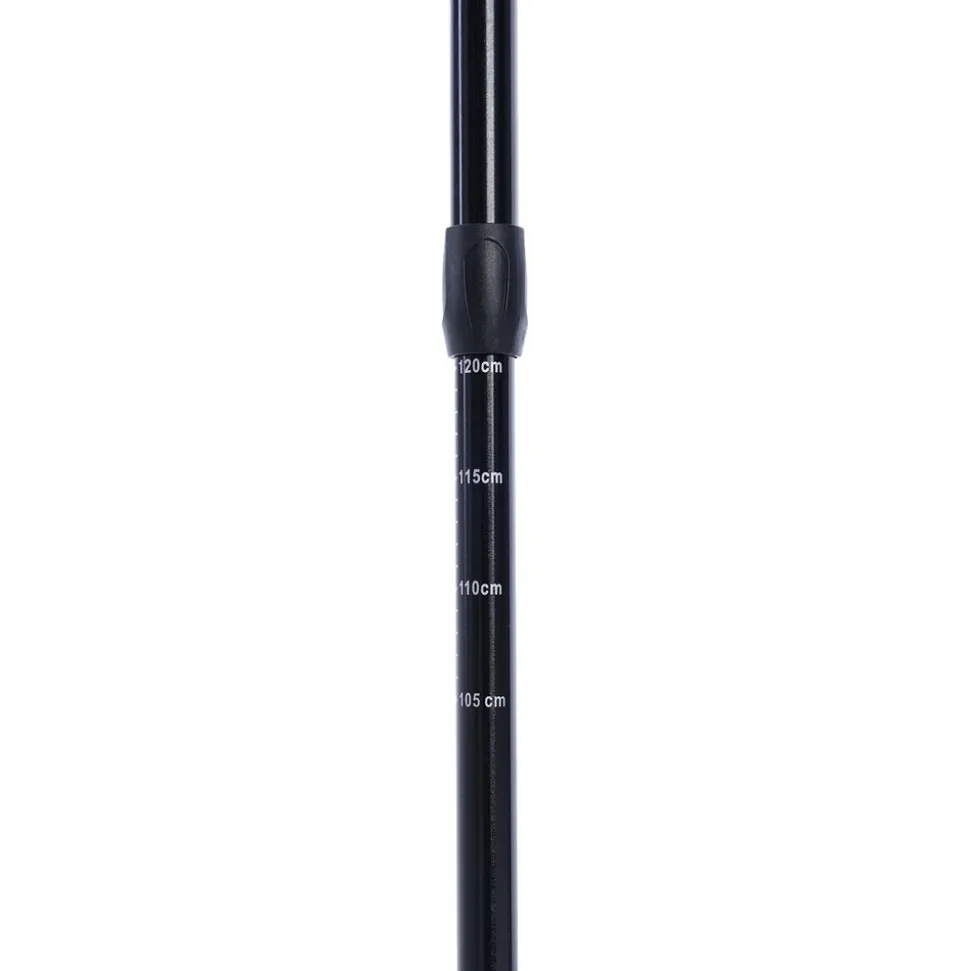 Aluminiowe kije trekkingowe HiMountain, 66-135 cm, czarno-czerwone