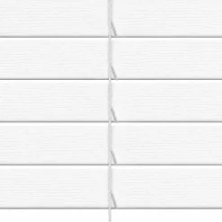 Żaluzja drewnopodobna Decoteam, 100 x 140 cm, biała tłoczona