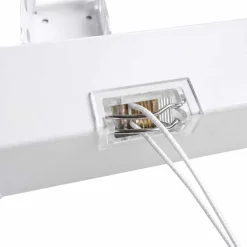Żaluzja drewnopodobna Decoteam, 80 x 230 cm, biała tłoczona