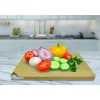 Bambusowa deska do krojenia MG Home Daily Bamboo, z aluminiowym uchwytem