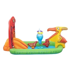 Basen dmuchany dla dzieci z placem zabaw Bestway, 241x140x137 cm, dinozaury