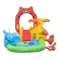 Basen dmuchany dla dzieci z placem zabaw Bestway, 241x140x137 cm, dinozaury