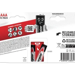 Baterie alkaliczne Energizer Max AAA, 12 szt.