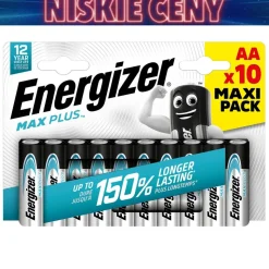 Baterie alkaliczne Energizer Max Plus AA, 10 szt.