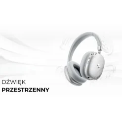 Bezprzewodowe słuchawki gamingowe Havit Space S1 H670BT, beżowe