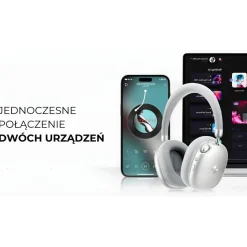 Bezprzewodowe słuchawki gamingowe Havit Space S1 H670BT, beżowe